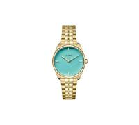 CLUSE Montre Féroce Petite Texture de Feuille Couleur Bleu CW11220