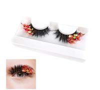 Cluster de cils colorés, Cluster de cils colorés - Extension de cils à paillettes pour faux cils - Cils en grappe colorés, grappes de cils colorés, extension de cils pour cosplay de N