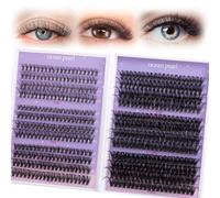 Clusters De Cils 480 PièCes Cils Individuels Extensions De Cils En Cluster De Volume éPais 20D+30D+40D+60D+80D+100D Clusters De Cils 10-20 Mm Extensions De Cils En Cluster Diy à La Maison-20D-100D