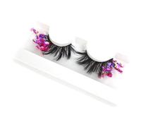 Clusters de cils colorés, extensions de cils colorées,Cils colorés Cluster Cils Glitter | Cils en grappe Cils colorés, Extension de cils en grappes de cils de couleur pour le maquillage des yeux de va