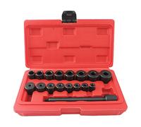 Clutch Alignment Tool, Heavy Duty 17-Piece Kit, All Shaft Compatibility, Precision Installation Support, Automotive Tool Set for Dads, Boy, Men, Car, Repair, Maintenance, Road, Garage Use