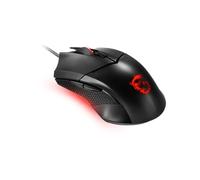 MSI Souris gaming Clutch GM08 – 3200 DPI, symétrique, switches 10M+ clics, 6 boutons, filaire
