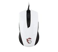MSI CLUTCH GM40 - Blanc - Souris Gaming Ambidextre filaire / Optique 5000dpi / 8 boutons / USB