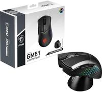 Clutch Gm51 Lightweight Wireless Souris Gaming, Capteur Optique 26000 Dpi, Droitier, Switches Omron +60M Clics, 6 Boutons, 150H Batterie, Charging Dock, Latence 1Ms, Rgb, 85G, Filaire/Sans Fil