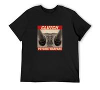 Clutch Psychic Warfare Stoner Alternative Metal Monster Magnet Unisex 100% Cotton Short-Sleeve T-Shirts Black L