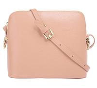 Cluty Sac à bandoulière Cuir & Made In Italy Damen Echt Leder Fabriqué en Italie, compartiment pour smartphone, sac à main en cuir, sac bandoulière avec fermeture éclair, petit sac bandoulière 021219