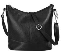 Cluty Sac à bandoulière Cuir & Made In Italy Femme cuir véritable | Fabriqué en Italie, sac à main, sac à bandoulière, sac crossbody en cuir 021217