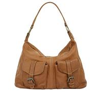Cluty Sac shopping Femme cuir véritable | Fabriqué en Italie | élégant sac à main avec fermeture magnétique | Sac bandoulière avec compartiment pour smartphone 021139