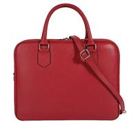 Cluty Serviette Femme cuir véritable | Fabriqué en Italie, compartiment pour smartphone, sac d'affaires, sac de bureau avec fermeture éclair, sac à main pour femme en cuir 021833