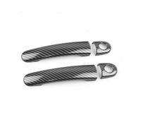 CLVCCZTZGW Couvercle De Poignée De Porte Extérieure Garniture Pour VW Pour Golf Pour Jetta Pour Bora Pour Lapin Pour Passat Pour Polo Pour Lupo 1997 - 2009(Carbon,Style1)
