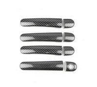 CLVCCZTZGW Couvercle De Poignée De Porte Extérieure Garniture Pour VW Pour Golf Pour Jetta Pour Bora Pour Lapin Pour Passat Pour Polo Pour Lupo 1997 - 2009(Carbon,A)