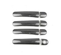 CLVCCZTZGW Couvercle De Poignée De Porte Extérieure Garniture Pour VW Pour Golf Pour Jetta Pour Bora Pour Lapin Pour Passat Pour Polo Pour Lupo 1997 - 2009(Carbon,B)
