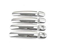 CLVCCZTZGW Couvercle De Poignée De Porte Extérieure Garniture Pour VW Pour Golf Pour Jetta Pour Bora Pour Lapin Pour Passat Pour Polo Pour Lupo 1997 - 2009(Sliver,A)