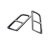 CLVCCZTZGW Embout De Silencieux D'échappement Arrière en Acier Inoxydable pour Cadillac XT6 2020 2021 Garniture De Pare-Chocs Arrière, Autocollants Embouts De Silencieux(Style A Glossy Black)