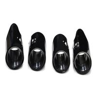 CLVCCZTZGW Lot De 4 Embouts D'échappement De Rechange pour P&orsche pour Macan S 3.0T 2014-2020 Embouts De Silencieux(S Black)