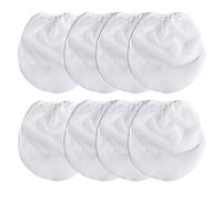 CLVPAI Sacs Filtrants Blancs en Maille Fine-Filtre de Peinture,Filtre à Peinture élastique,pour Peinture, hydroponie, Brassage de bière (Blanc (28 * 32cm))