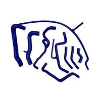 CLWYWUL radiateur de Voiture Tuyau Compatible avec VW pour Golf pour GTI MK3 A3 VR6 1994 1995 1996 1997 1998 Tuyau Débordement d'eau Radiateur Liquide Refroidissement Voiture(Blue)