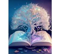 CLYCTIP Peinture Diamant Adulte, Diamond Painting 5D Complet, Diamant Kits, Diamant Strass Point de Croix Cristal Painting pour Murale Décoration 30x40cm