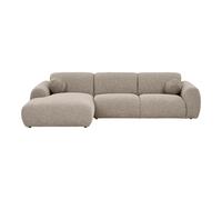 CLYDE - Canapé angle gauche gris L300 Gris