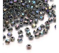 CLYDSA Lot de 1 000 Perles de Cristal à facettes de 4 mm, Transparentes et Scintillantes, pour Bracelets, Colliers, Boucles d'oreilles, Accessoires pour Cheveux, Loisirs créatifs