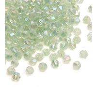 CLYDSA Lot de 1 000 Perles de Cristal à facettes de 4 mm, Transparentes et Scintillantes, pour Bracelets, Colliers, Boucles d'oreilles, Accessoires pour Cheveux, Loisirs créatifs