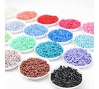 CLYDSA Lot de 100 à 1 000 Mini Boutons Ronds de 4 mm pour poupées, Jouets en Peluche, décoration de vêtements, Boutons colorés en résine pour Couture, Accessoires de Bricolage