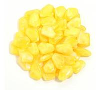 CLYDSA Lot de 100 Perles acryliques irrégulières Vintage 25 x 18 mm, Perles d'espacement Imitation Pierre précieuse, pour la création de Boucles d'oreilles, Colliers et Accessoires Faits Main