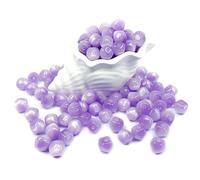 CLYDSA Lot de 100 Perles en résine dégradées de 10 mm, Perles d'espacement irrégulières pour la création de Bracelets, Colliers, Boucles d'oreilles et Accessoires pour Cheveux