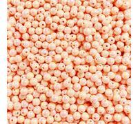 CLYDSA Lot de 100 Perles Rondes colorées de 8 à 12 mm avec Trous, Perles intercalaires en Acrylique, pour enfilage, Bracelets, Colliers, Porte-clés, Loisirs créatifs