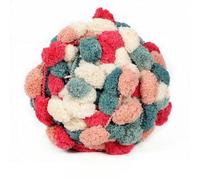 CLYDSA Lot de 2 à 4 pelotes de 130 g de Fil à Pompons, Fil épais, Doux et Moelleux, idéal pour Tricoter des écharpes, des Coussins de canapé, des Tapis et réaliser des créations DIY