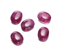 CLYDSA Lot de 50/100 Perles acryliques de Forme irrégulière (15 x 19 mm), Perles d'espacement Plates et Rondes Imitation Jade, pour la création de Bracelets et Colliers