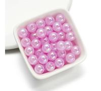 CLYDSA Lot de 50 Perles acryliques Rondes colorées de 14 mm pour Bracelets, Colliers, Porte-clés et Accessoires décoratifs Faits Main