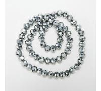 CLYDSA Lot de 500 à 1 000 Perles en Verre Cristal de 2 à 6 mm, Mini Perles intercalaires à facettes colorées pour Bracelets, Colliers, Boucles d'oreilles, Accessoires de Bijoux