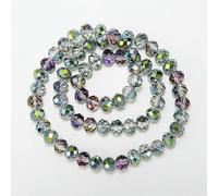 CLYDSA Lot de 500 à 1 000 Perles en Verre Cristal de 2 à 6 mm, Mini Perles intercalaires à facettes colorées pour Bracelets, Colliers, Boucles d'oreilles, Accessoires de Bijoux