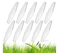 Clyhon 10 Pièces Accessoire pour Coupe-Bordure sans Fil, Lame de Rechange en métal, Lames de Coupe-Herbe sans Fil, Accessoires, pour Pelouse Jardin Terrain Agricole