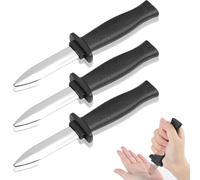 Clyhon 3pcs Couteaux Rétractables Faux Couteau Astuce en Plastique Halloween Jouet Drôle Trick Gadget Poignards Disparaissants pour Poisson d'Avril Trucs de Magie Party