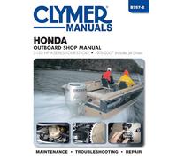 Clymer Manuals Honda Outboard Shop Manual: 2-130 HP A-Series Four-Stroke 1976-2007 (Includes Jet Drives)