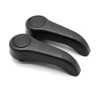 Clynex 1/2 ensembles de poignée traction levier pièces extérieures voiture personnelle, for accessoires remplacement réglage siège, for Renault, Clio Mk2 Twingo Poignée de réglage du siège(Black-2pcs)