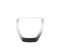 Clynex 1 pièce ABS chromé couverture de Protection de volant de voiture autocollant de décoration de voiture, for Ford, for Ranger 2015 2016 Autocollant de décoration de volant