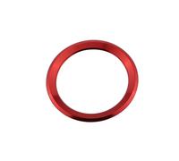 Clynex 1 pièce autocollant de couverture de cercle de décoration de volant, for BMW, for X1 E60 E36 E39 E46 E30 E60 E90 E92 F10 F30 F25 Autocollant de décoration de volant(Rot)