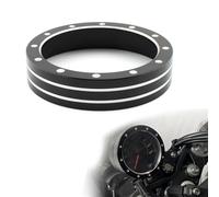 Clynex 1 pièces anneau de garniture de lunette de jauge de compteur de vitesse en aluminium de moto, for Harley, Davidson X350 2023 Lunette de compteur de vitesse moto(Style B)