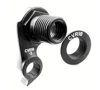Clynex 1 Support de dérailleur arrière de vélo, for Cervelo, Cadre de Route à Disque Cvr18-3 Drh-Wmn112 C3 C5 R3 R5 Disc M12X1.75Mm Thru-Axle Dropout Patte de dérailleur de vélo(Black WGH960P1)