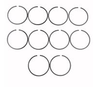 Clynex 10 pièces Lot 37mm 38mm 40mm 42mm 44mm 46mm 47mm 48mm 49mm 50mm 52mm X 1.5mm segment de Piston, for Husqvarna, for, for ECHO, for tronçonneuse Jonsered(50mm x 1.5)