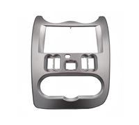 Clynex 2 Din Autoradio Fascia Fascia Cadre Panneau DVD Tableau de Bord Kit Adaptateur Garniture Lunette, for Renault, Logan, for Dacia, Duste Logan Garniture de Tableau de Bord d'autoradio