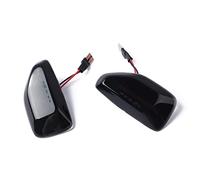 Clynex 2 pièces LED clignotant de marqueur latéral dynamique, for Dacia, Logan II Sandero Duster, for Renault, lampe répéteur séquentiel Clignotant