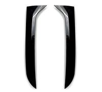 Clynex 2 pièces revêtement d'habillage d'aile latérale de becquet fenêtre arrière noir brillant, for VW, for, for MK1 MK2 Revêtement de fenêtre(MK1)