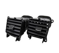 Clynex 4 bouches d'aération de tableau bord, for Kia, Sportage Active 2005-2009 974801F000 974901F000 Grille de sortie d'aération de voiture(BLACK Center 2PCS)