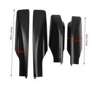 Clynex 4 pièces Capuchon de Coque d'extrémité Rail Barre Couverture galerie Toit Voiture, for Toyota, for RAV4, XA30 2006-2012 Galerie de Toit pour Voiture(Schwarz)