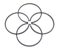 Clynex 4 segments de Piston de 38mm, for tronçonneuse 018 MS180 MS 180 1130 034 3002, pièce de rechange de rechange