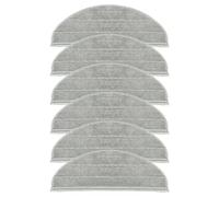 Clynex 6 chiffons en microfibre for Cecotec, for aspirateur robot Conga 9090 AI, remplacement de vadrouille à usage sec et humide, nettoyage des sols Tampon en tissu pour aspirateur robot